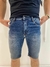 Bermuda Jeans Acostamento Detalhe Rasgado