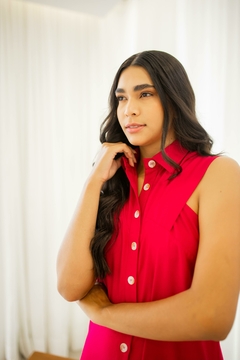 Chemise longa sem mangas - Camomila Store