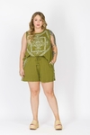 Short em Viscose Bordado