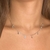 Choker gotas azuis - loja online