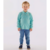 Camisa Polo Manga Longa Azul Acqua - Mabi for babies