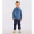 Camisa Polo Manga Longa Azul Jeans - Mabi for babies