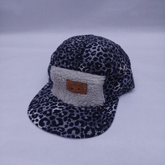 5-PANEL CAP | ANIMAL PRINT GREY