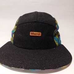 5-PANEL CAP | BLACK GLITTERS - tienda online