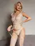 Bodystocking Luminoso De Rejilla - VENUS SEX SHOP