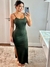 Vestido Longo Com Fenda Costa Nua Tendência Verão - loja online