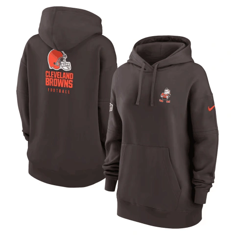 MOLETOM CLEVELAND BROWNS SIDELINE CLUB FLEECE