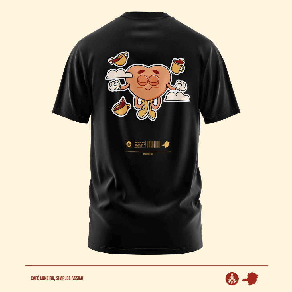 Camiseta Minatore Meditação Preto