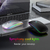 Mouse ergonômico sem fio para jogos, Mouse recarregável, RGB, Bluetooth, LED r