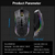 Mouse REDRAGON-USB Wired RGB Gaming Ultraleve Honeycomb, Tempestade M808, Ratos - comprar online
