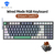Imagem do Machenike-K500: Teclado mecânico com fio, Hot Swappable, 94 teclas, luz RGB, Mac