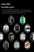 Relógio inteligente com tela Amoled impermeável