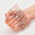 Transparente Semi Curado Gel Prego Patch Tiras, Cor Pura, LED UV Baking Lâmpada - comprar online