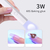 Salão portátil de secagem rápida usb máquina secador de unhas casa fototerap - AmakhaStore