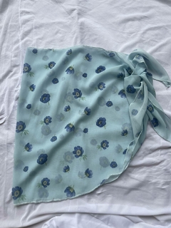 Polleras pareo Celestes - comprar online