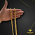 Imagem do CORRENTE ELO CADEADO FECHO GAVETA (8mm) - 70cm - BANHADO A OURO 18K