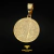 PINGENTE MEDALHA DE SÃO BENTO BIFACIAL (2.5x2.5cm) - Banhado a Ouro 18k - comprar online