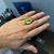 ANEL NOSSA SENHORA CRAVEJADO EM PEDRAS ZIRCÔNIAS - BANHADO A OURO 18K - Joias banhadas a ouro 18K | Exclusive Joias 18K