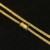 CORRENTE GRUMET DUPLA FECHO TRAVA DUPLA E MARCAÇÃO 750 (2mm) - 70cm - BANHADO A OURO 18K - comprar online