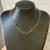 CORRENTE TREVO PRETO - 50cm - FECHO TRADICIONAL - Banhado a Ouro 18k - Joias banhadas a ouro 18K | Exclusive Joias 18K