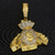 PINGENTE MALOTE COM CIFRÃO CRAVEJADO EM PEDRAS ZIRCÔNIAS - (5.5x4cm) - BANHADO A OURO 18K - Joias banhadas a ouro 18K | Exclusive Joias 18K