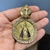 PINGENTE MEDALHA NOSSA SENHORA 4D CRAVEJADA EM PEDRAS ZIRCÔNIAS - (4x4cm) - BANHADO A OURO 18K