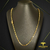 CORRENTE ELO TIJOLINHO CARTIER FECHO CANHÃO (5mm) - 70cm - BANHADO A OURO 18K