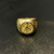 ANEL NOSSA SENHORA COM ORAÇÃO REDONDO - BANHADO A OURO 18K