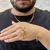 CORRENTE CARTIER (3mm) FECHO CANHÃO + PINGENTE CRUZ E CRISTO VAZADO + PULSEIRA - Banhado a Ouro 18k - comprar online