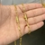 CORRENTE ELO MEIA CANA (5mm) FECHO CANHÃO + PULSEIRA ELO MEIA CANA - Banhado a Ouro 18k - Joias banhadas a ouro 18K | Exclusive Joias 18K