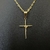 PINGENTE CRUZ AMARRADA - M - 4x2,5cm - Banhado a Ouro 18k - Joias banhadas a ouro 18K | Exclusive Joias 18K