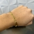 BRACELETE ROMANO VAZADO (6mm) FECHO TRAVA DUPLA - Banhada a Ouro 18k na internet