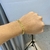 PULSEIRA GRUMET DUPLA COM MARCAÇÃO 750 - (6mm) - FECHO TRAVA DUPLA - Banhada a Ouro 18k na internet