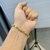PULSEIRA ELO TIJOLINHO (5mm) FECHO CANHÃO - Banhada a Ouro 18k - Joias banhadas a ouro 18K | Exclusive Joias 18K