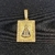 PINGENTE PLACA NOSSA SENHORA CRAVEJADO EM PEDRAS ZIRÔNIAS - (3.5x2cm) - BANHADO A OURO 18K - Joias banhadas a ouro 18K | Exclusive Joias 18K