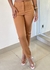 Calça social marrom