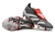 Adidas Campo Predator+ Elite FG - Cinza/Vermelho/Branco