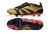 Adidas Campo Predator+ Elite FG - Dourado/Preto/Azul - Ponto Das Chuteiras