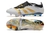 Adidas Campo Predator+ Elite FG - Branco/Dourado/Preto - Ponto Das Chuteiras