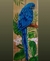 Arara Azul só em madeira