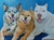 Tela trio de cães