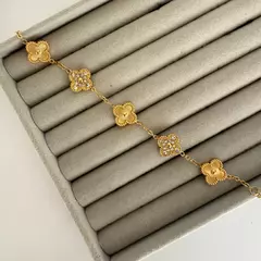 PULSERA TREBOL STRASS - comprar online