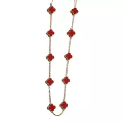 CADENA TREBOL ROJO - comprar online