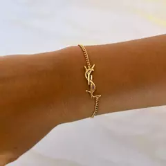 PULSERA YVES DORADA
