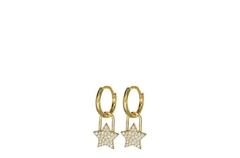 AROS ESTRELLA PLATA 925