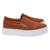 Santa Lolla Tênis Slip On Suede Sola Alta Marrom na internet