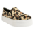 Santa Lolla Tênis Slipon Veludo Animal Print Onça Plataforma - comprar online
