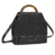 Bolsa Bucket Palha Tramado Preta Alça De Mão - comprar online