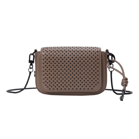 Bolsa Pequena Soft Cinza Alça Transversal - Santa Lolla