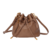 Bolsa Bucket Floater Marrom Alça Transversal- Santa Lolla